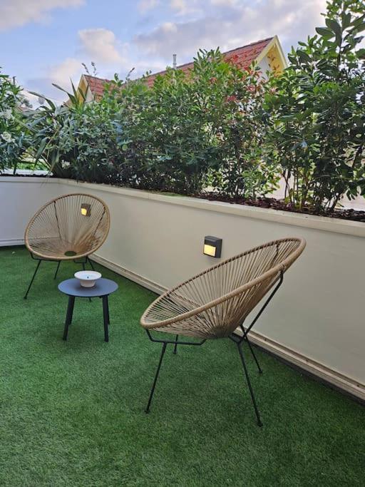 Arcareve - Grand Studio De Standing Avec Terrasse, Jardin Et Acces Direct A La Plage Arcachón Exterior foto
